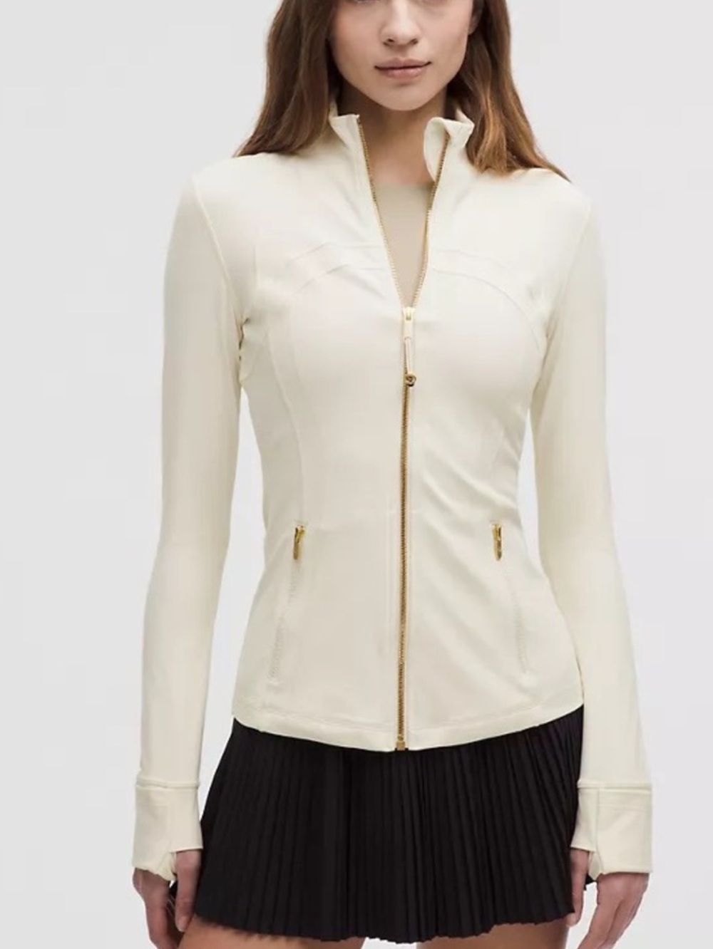 Lululemon define jacket Light Cream Women's Zip-Front Jacket